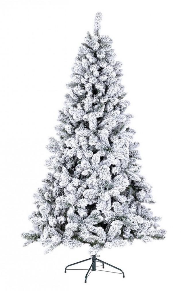 Albero di Natale Artificiale Innevato Verde Varie Misure