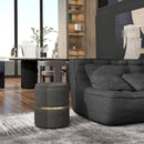 Pouf Contenitore 120 kg max 36x36x44 cm per Soggiorno Ingresso e Camera in Poliestere