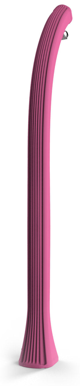 Doccia Solare da Esterno Giardino 23L Miscelatore e Lavapiedi Arkema Happy Fuxia