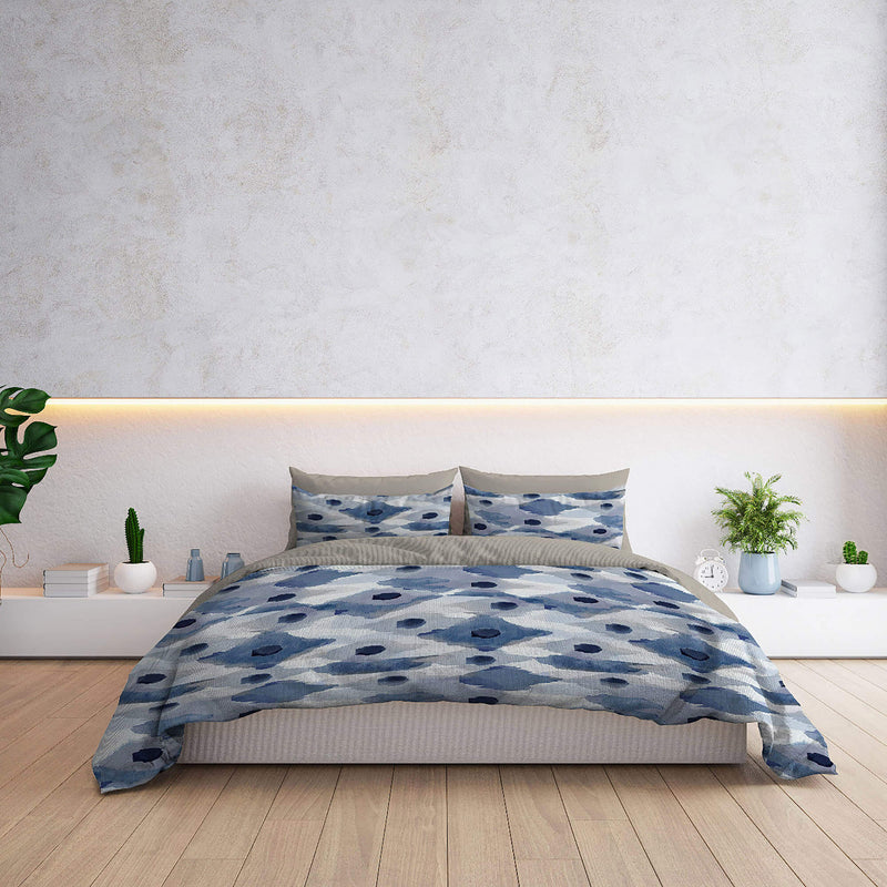 Copripiumino con Federe Stampato in Microfibra Calypso Varie Misure