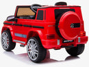 Macchina Elettrica per Bambini 12V con Licenza Mercedes G63 AMG Fuoristrada Rossa