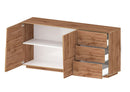 Credenza 2 Ante 180x44x86 cm Pongo 2A 3C Rovere Wotan  