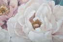 Dipinto su Tela Soft Flower 100x3,7x80 cm in Legno di Pino e Canvas Multicolor