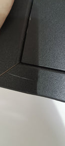 Mensola da Parete con 2 Cassetti 88,2x13,4x23,7 cm in Fibra di Legno Domino Maxi Nero Seconda Scelta