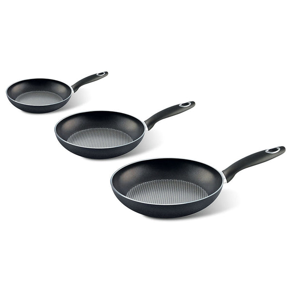 Set 3 Bratpfannen Ø 20-24-28 cm Antihaft-Induktion Silex Collection Schwarz acquista