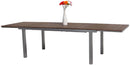 Tavolo Rettangolare Allungabile da Giardino 290x100 cm Voghini Saint Moritz Antracite