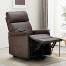 Poltrona Alzapersona Elettrica 1 Motore 60x73x104 cmin Similpelle Marrone