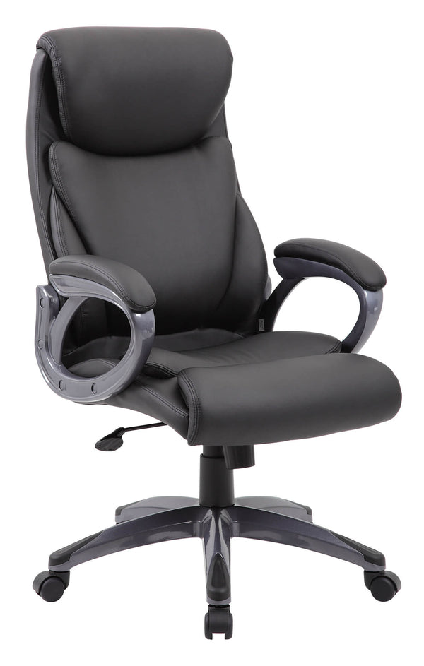 online Präsidentenbürostuhl aus schwarzem Kunstleder Motti Tiger