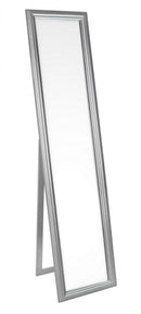 Specchio Sanzio con Cornice Argento 40x170 in Legno