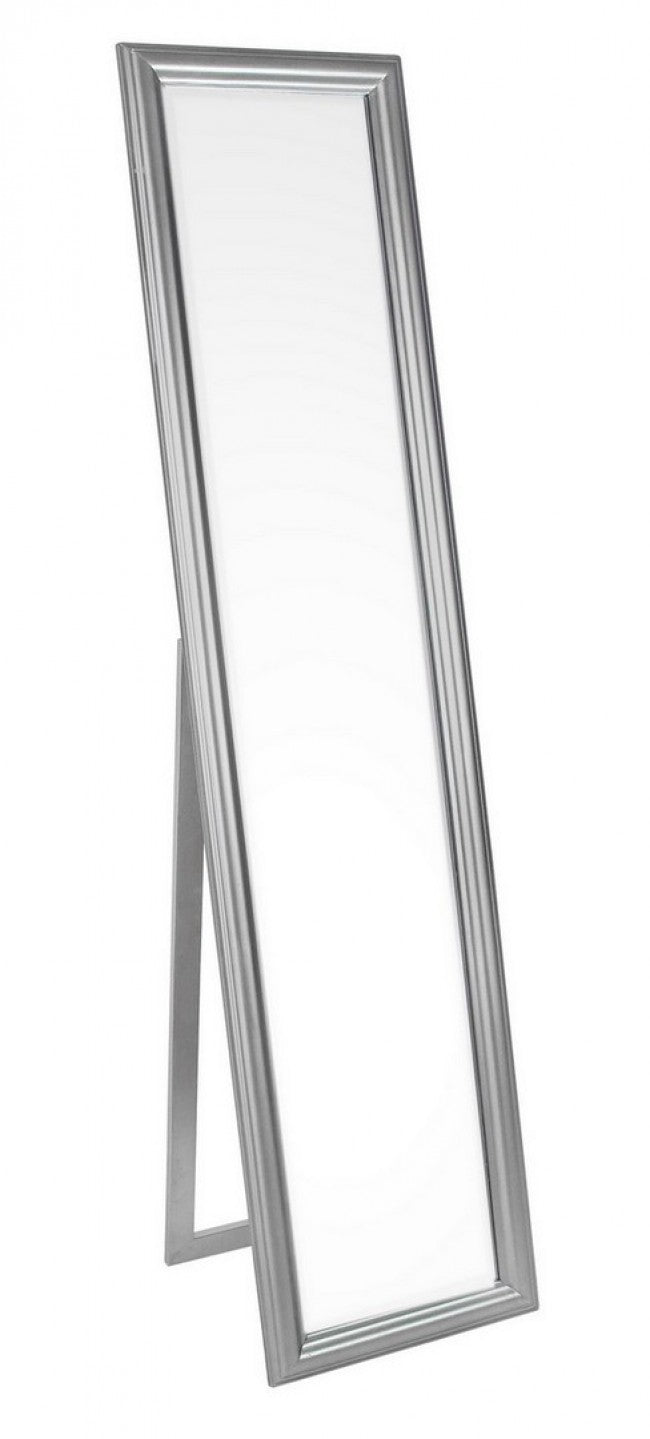 Specchio Sanzio con Cornice Argento 40x170 in Legno