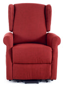 Poltrona Alzapersona Elettrica 1 Motore in Tessuto Elizabeth Rossa