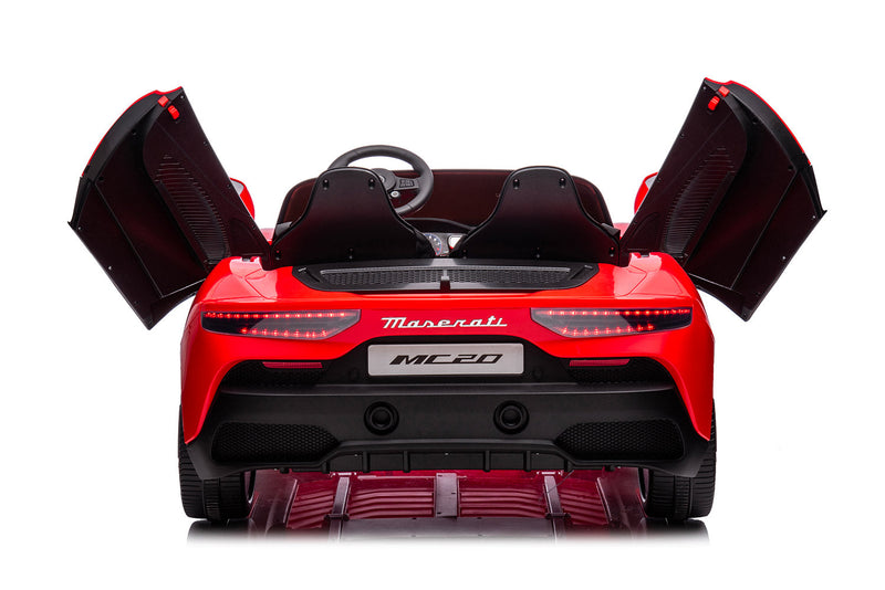 Macchina Elettrica per Bambini 12V con Licenza Maserati MC20 Rossa