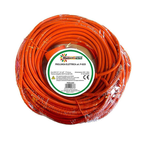 sconto Stromverlängerung 15m Kabel 2x1mm 3300W Orange