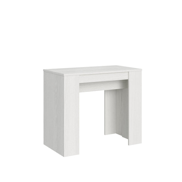 Consolle Allungabile 90-204x48x77 cm in Nobilitato Bianco acquista