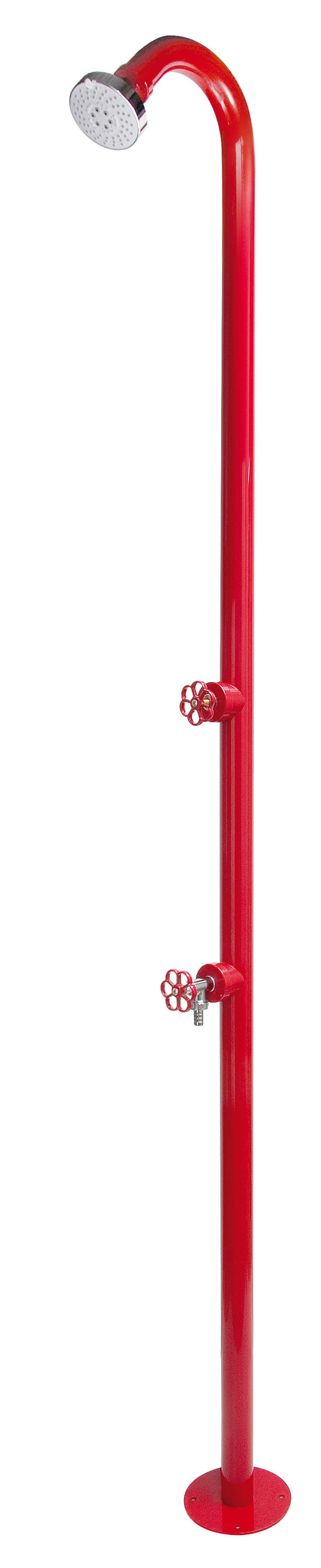 Gartendusche mit Wasserhahn Belfer 42D3 Rot online