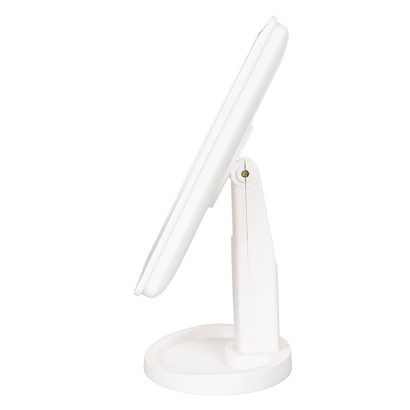 Specchio da Tavolo con LED per Trucco Make-Up Kooper  Bianco