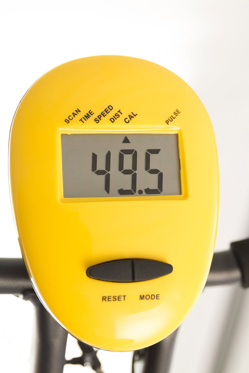 Cyclette Manuale Pieghevole 100Kg Kooper Simmy Gialla