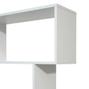 Libreria Moderna 6 Ripiani 80x192x25 cm in Legno Melaminico Bianco Opaco