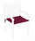 Poly180 Bordeaux Kissen für Outdoor Sessel aus Stoff