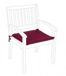 Cuscino Poly180 Bordeaux per Poltrona in Tessuto per Esterno