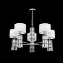 Lampadario Modern in Metallo e Vetro Talento Cromo