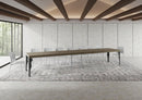  Tavolo Allungabile 160-420x90x77 cm Paxon Premium Tortora Telaio Antracite