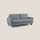 Divano Letto 3 Posti 208x97x96 cm in Tessuto Carta Da Zucchero