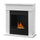 Bioethanol-Bodenkamin 88,6x86,5x26,5 cm Jefferson White