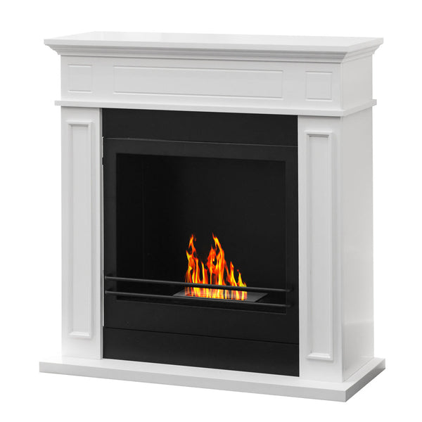Bioethanol-Bodenkamin 88,6x86,5x26,5 cm Jefferson White acquista
