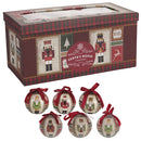 Set 14 Palle di Natale Ø7,5 cm in Polyfoam con Box Schiaccianoci