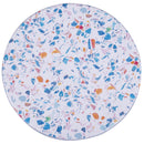 Set 6 Sottobicchieri Ø10x1 cm  in Ceramica VdE Tivoli 1996 Terrazzo