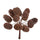 Set 24 Pick Mini Tannenzapfen Zeder 12 Stück H12 cm Natur