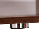 Libreria da Parete in Legno Noce 80x30x145 cm 