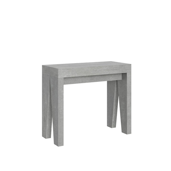 sconto Consolle Allungabile 90-196x42x77 cm in Nobilitato Grigio