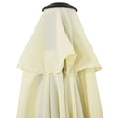 Ombrellone da Giardino Ø262x243 cm in Metallo e Poliestere Beige