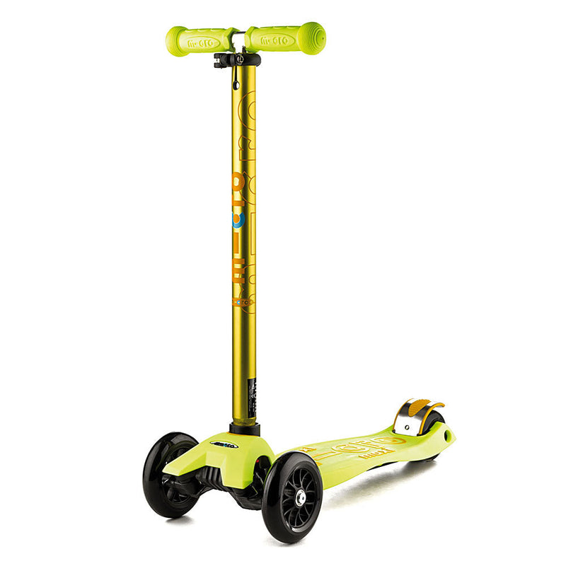 Monopattino 3 ruote Telescopico Max 70Kg Micro Maxi Deluxe Giallo