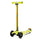 Teleskopischer 3-Rad-Scooter Max 70Kg Micro Maxi Deluxe Gelb