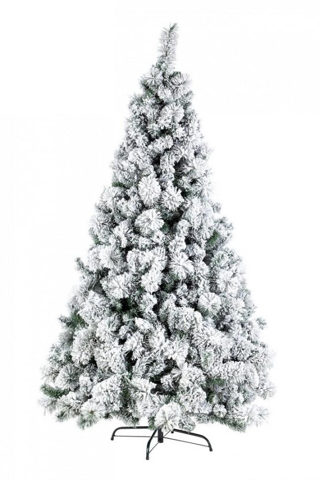Albero di Natale Artificiale Innevato Verde Varie Misure