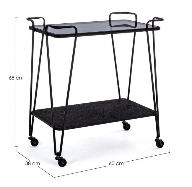 Carrello Zaira in Metallo