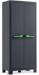 Armadio 4 Ripiani 80x44x182 cm Keter Moby Alto XL Antracite