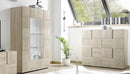 Mobile Vetrina 121x42x166 cm 2 ante Artica rovere