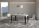  Tavolo Allungabile 160-420x90x77 cm Flame Cashmere Telaio Antracite