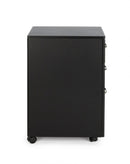 Cassettiera Nadir 3 Cassetti Nero in Legno