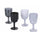 Set 4 Vis à Vis Steine ​​Glasbecher Villa d'Este Home Tivoli 4 verschiedene Farben