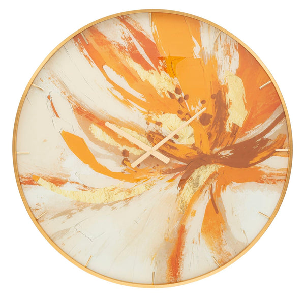 prezzo Orologio da Parete Toply 5x80x5 cm in Vetro MDF e Metallo Multicolor