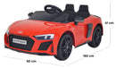 Macchina Elettrica per Bambini 12V con Licenza Audi R8 Spyder Rossa