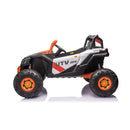 Auto Elettrica per Bambini Mud-Raider UTV MX 24V con Telecomando Arancione      