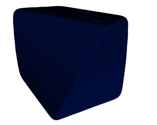 Pouf da Giardino 45x45 cm in Resina Arkema Twisty Pouf Blue sconto