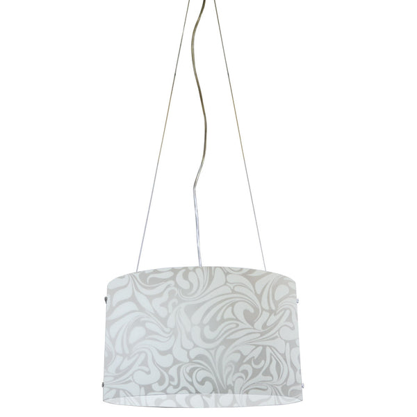 Aufhängung 2xE27 Fassung weiße Glasplatte weißer Marmor E-Energy Corinna sconto