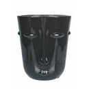 Set 6 Bicchieri Acqua Vis à Vis Stones in Vetro VdE Tivoli 1996 Grigio Trasparente Nero